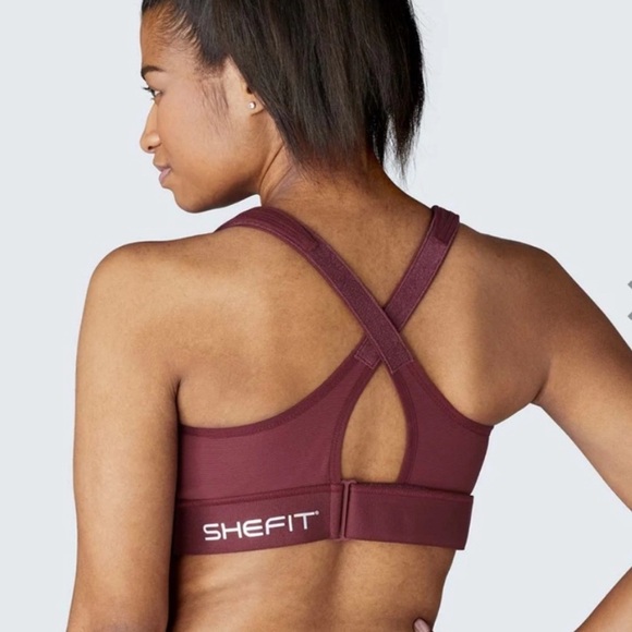 SheFit Ultimate High Intensity Wine Sports bra - Picture 3 of 9